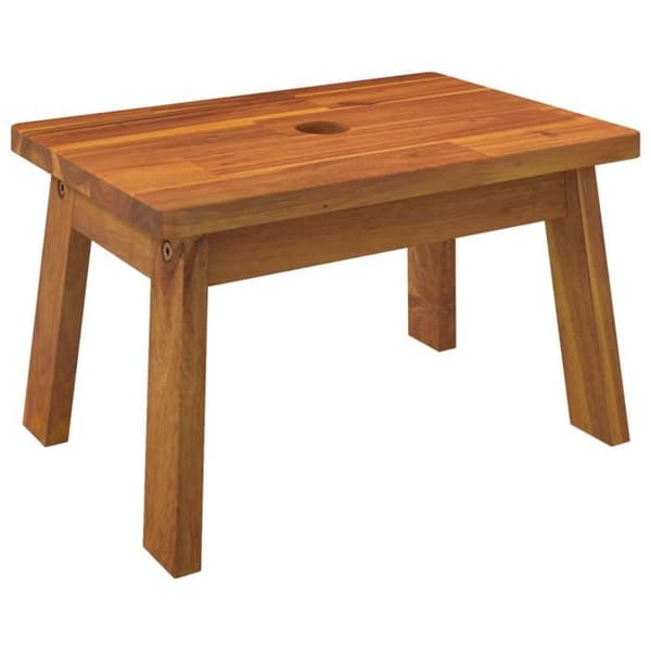 Maison Exclusive - Taburet-trappestige 38x26x22 cm Solid akacietræ
