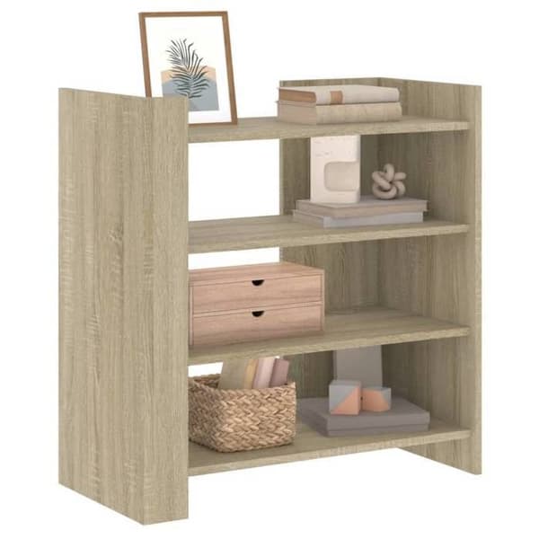 Maison Exclusive - Buffé ek sonoma 73,5x35x75 cm ingenjörsträ