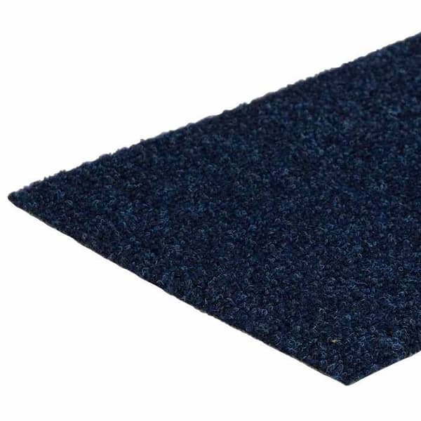 Maison Exclusive - Selvklæbende trappetæpper 15 stk. 76 x 20 cm Mørkeblå Rektangulær