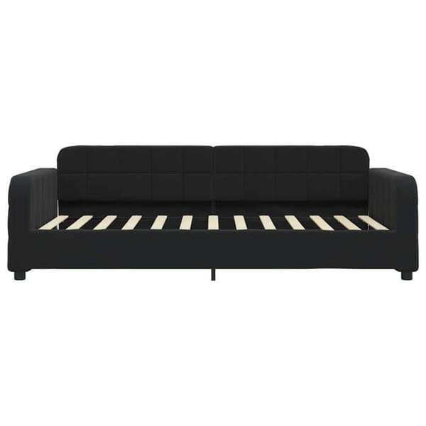 Maison Exclusive - Dagbädd med svart madrass 80x200 cm sammet