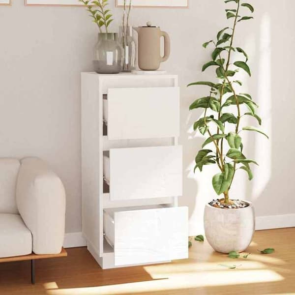 Maison Exclusive - Buffé Vit 32x34x75 cm Massivt furu