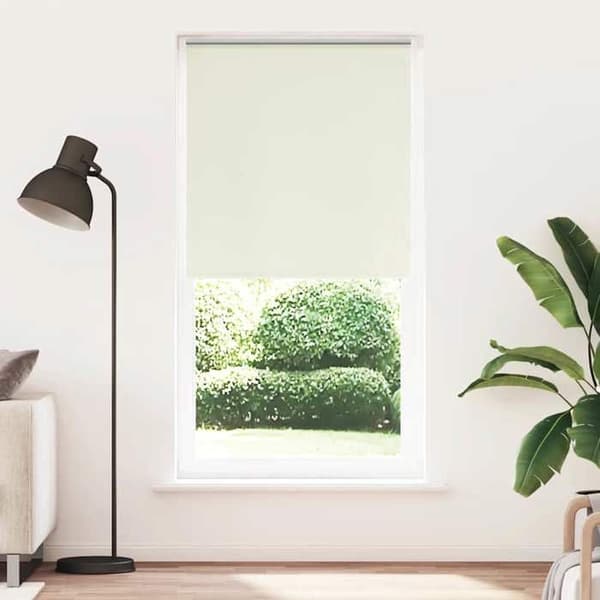 Maison Exclusive - Rullgardin i off-white 110x210 cm tygbredd