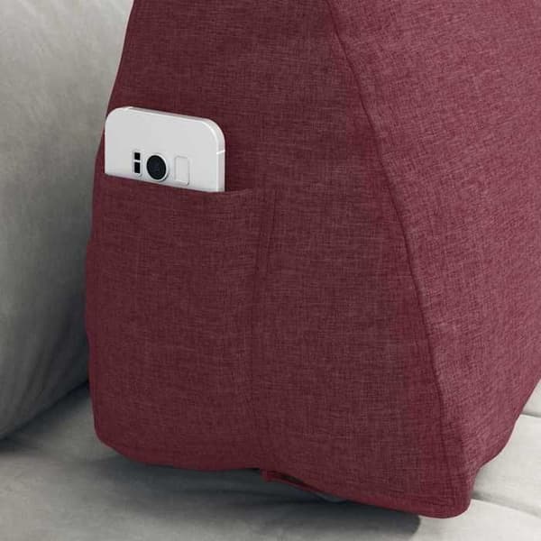 Selkätyyny - MAISON EXCLUSIVE - Vakio malli - Punainen - Irrotettava päällinen - Polyesteritäyte