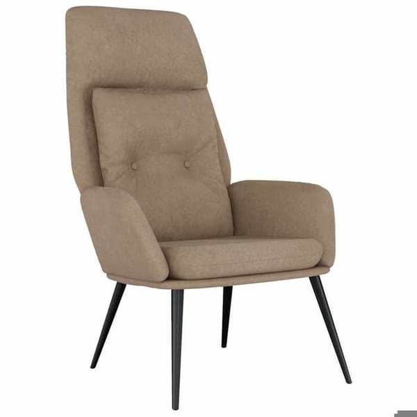 Maison Exclusive - Avkopplingsstol Taupe Syntetmocka Mol