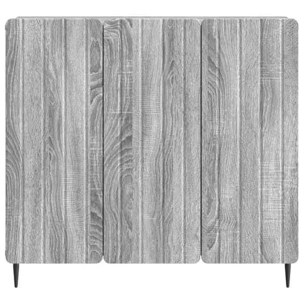 Maison Exclusive - Buffé Sonoma grå 89 x 34,5 x 82 cm Ingenjörsträ