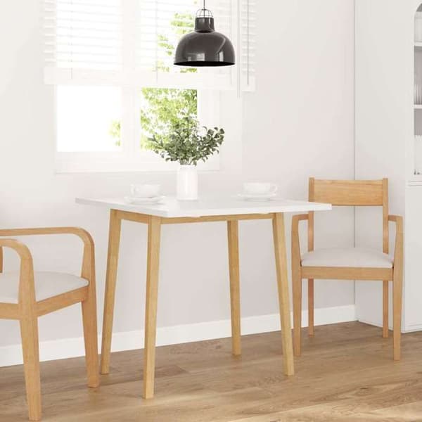 Matbord - EXKLUSIV HEM - Modern design med fällbara sidor - Massivt gummiträ - Brun - Mångsidig
