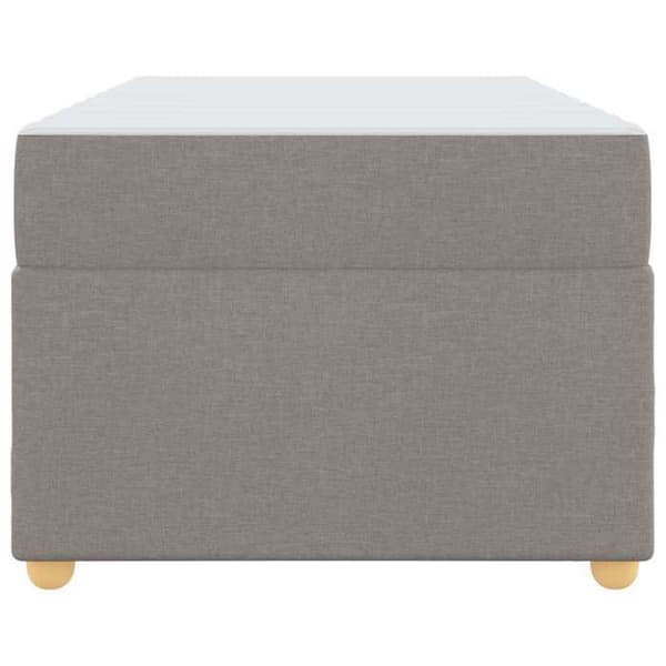 Maison Exclusive - Sängram Taupe 80 x 200 cm tyg Mol