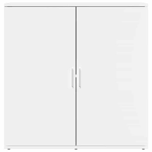 Maison Exclusive - Buffé vit 79x38x80 cm ingenjörsträ