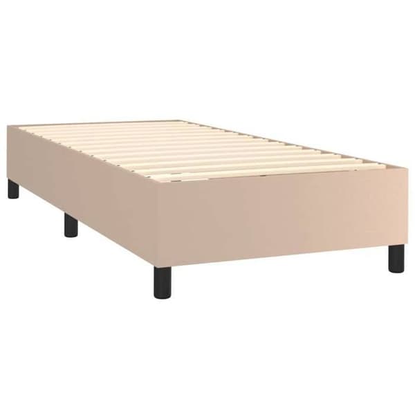 Maison Exclusive - Puuliitinpatja LED Cappuccino 90x190cm