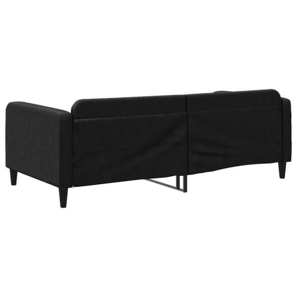 Maison Exclusive - Sengebænk uden madras sort 100x200 cm stof