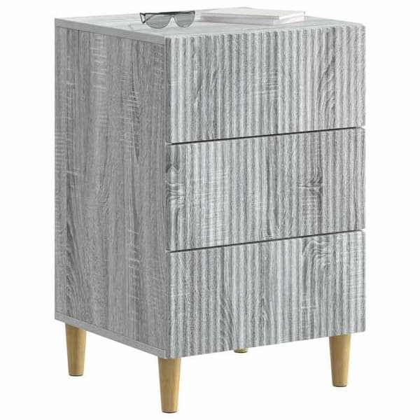 Maison Exclusive - Sonoma harmaa yöpöytä 43 x 41 x 66,5 cm Sonoma grå