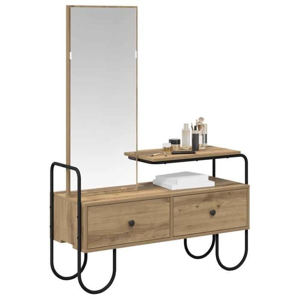 Maison Exclusive - Toiletbord i håndlavet egetræ, ingeniørtræ