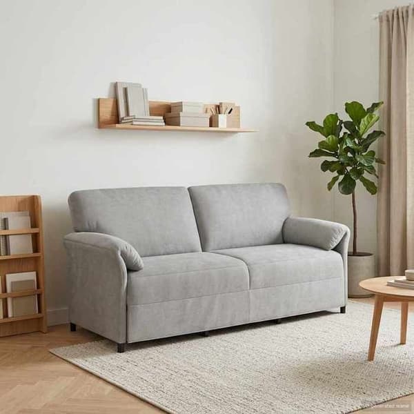 Maison Exclusive - Sofa 3 pladser Lys grå 198 x 83 x 95 cm Velour