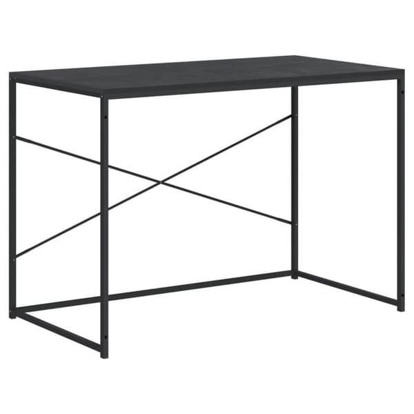 Maison Exclusive - Sort computerbord 110x60x70 cm Ingeniørtræ Svart