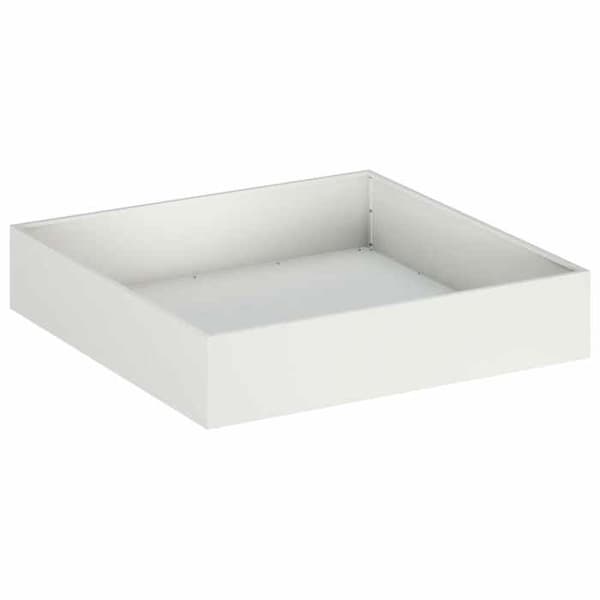 Maison Exclusive - Trädgårdskrukor 2 st Vit 80 x 80 x 20 cm
