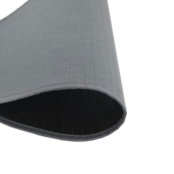 Maison Exclusive - Rund matta grå 60 cm bambu