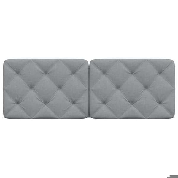 Maison Exclusive - Ljust grått huvudgavelkudde 120 cm tyg