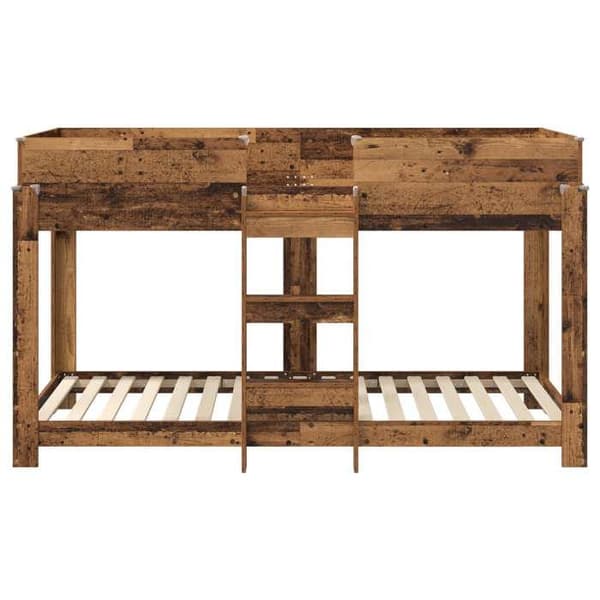 Maison Exclusive - Våningssäng för Barn i Antik Trä 90 x 200 cm