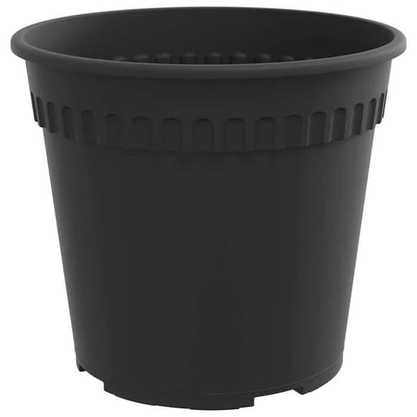 Maison Exclusive - Växtkrukor 6 st Svart Plast