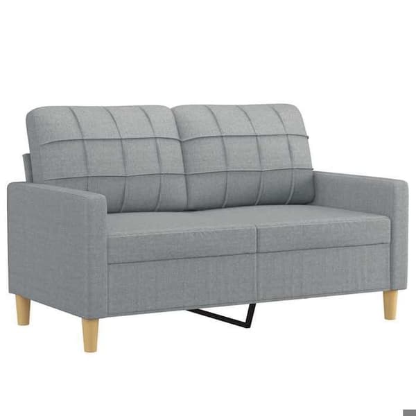 Maison Exclusive - 2-personers sofa i lys grå 120 cm stof