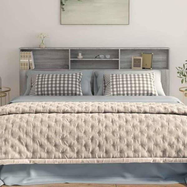 Maison Exclusive - Hovedgærde Sonoma grå 200x19x103,5 cm