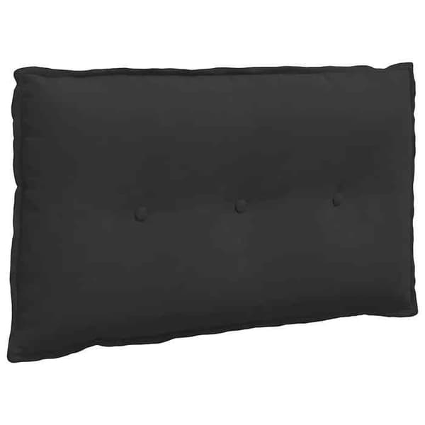 Maison Exclusive - Rygpude Sort 80 x 50 cm Mikrofiberstof