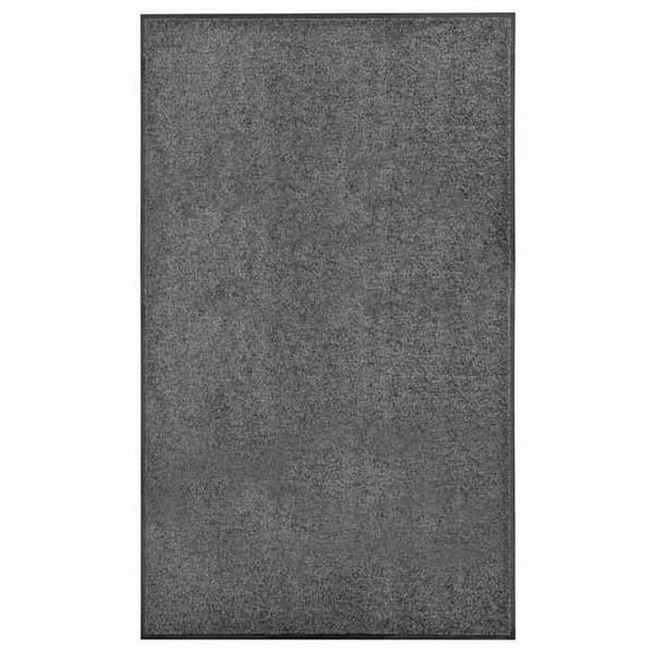 Maison Exclusive - Vaskbar dørmåtte Antracit 90x150 cm
