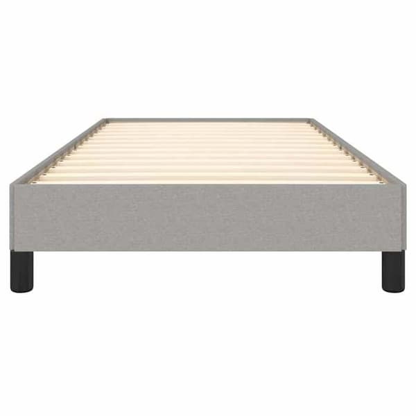 Maison Exclusive - Sengebund uden madras lys grå 80x200 cm stof