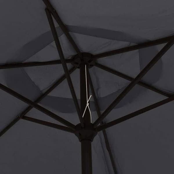 Maison Exclusive - Parasol Sort 200x224 cm Aluminium