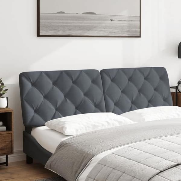 Maison Exclusive - Tummanharmaa 160 cm päätytyyny samettia Mörkgrå