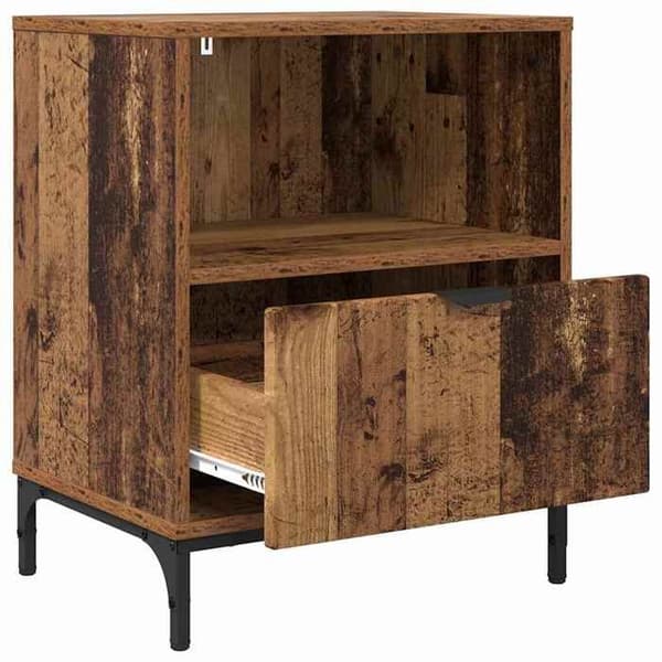 Maison Exclusive - Natbord 2 dele Antik træ 49 x 36 x 61 cm