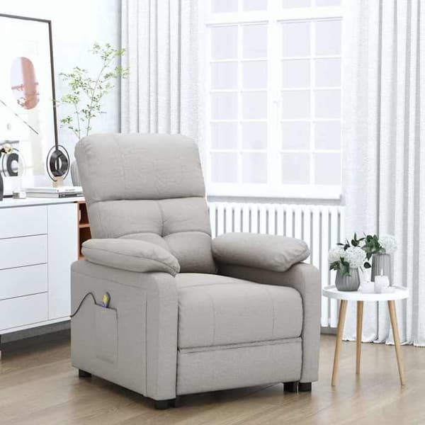 Maison Exclusive - Massage stol Taupe Stof
