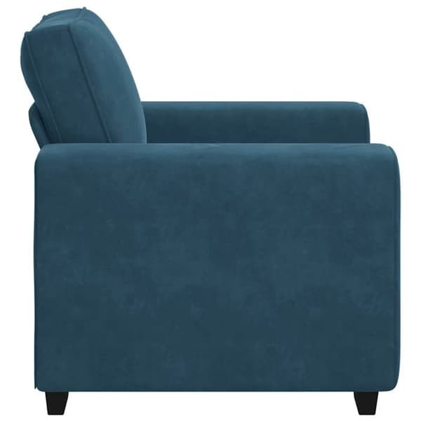 Maison Exclusive - Blå sofa stol 100x77x82 cm velour