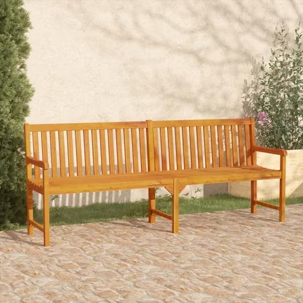 Maison Exclusive - Bænk til haven 220 cm Solid akacietræ