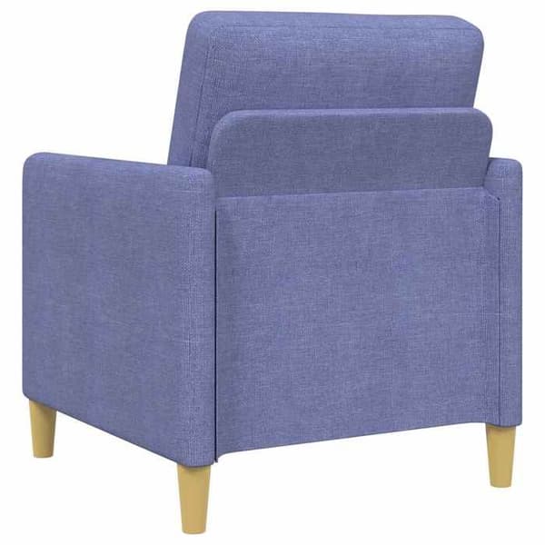 Maison Exclusive - Soffa med förvaring 2 st Blå denim Polyester
