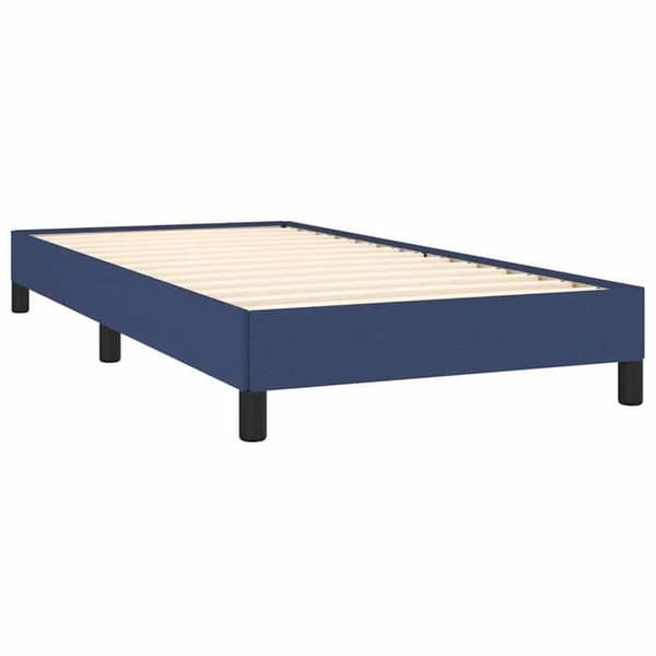 Maison Exclusive - Sengestel uden madras blå 80x200 cm stof