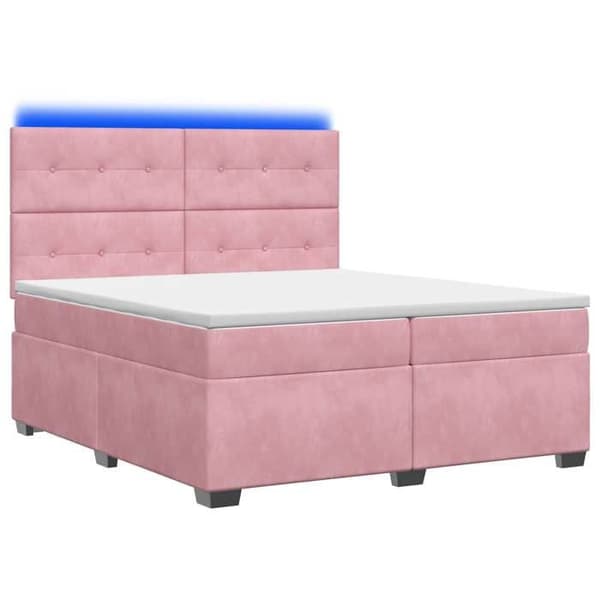 Maison Exclusive - Boxspring-sänky Rose-matolla 200 x 200 cm Sametti