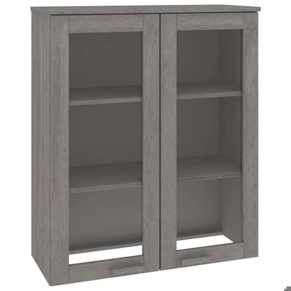 Maison Exclusive - Överdel till buffé HAMAR Ljusgrå 85x35x100 cm Furu