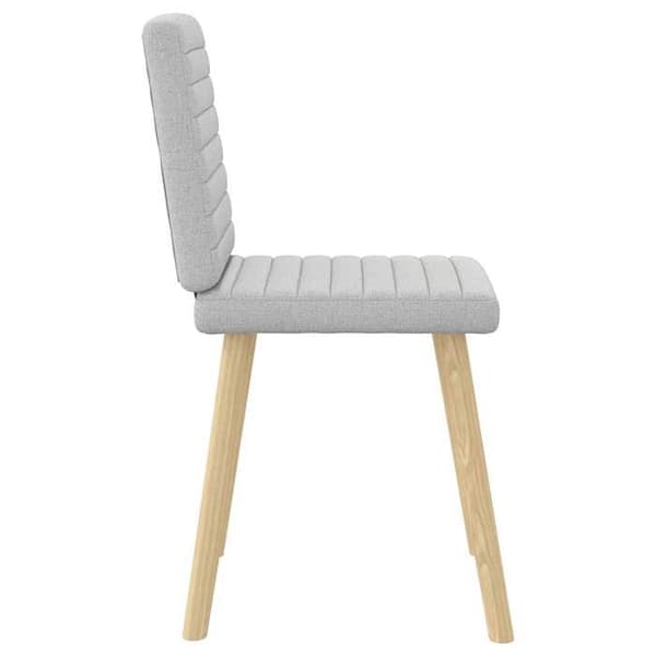 Maison Exclusive - Matstolar set om 2 grå moln tyg