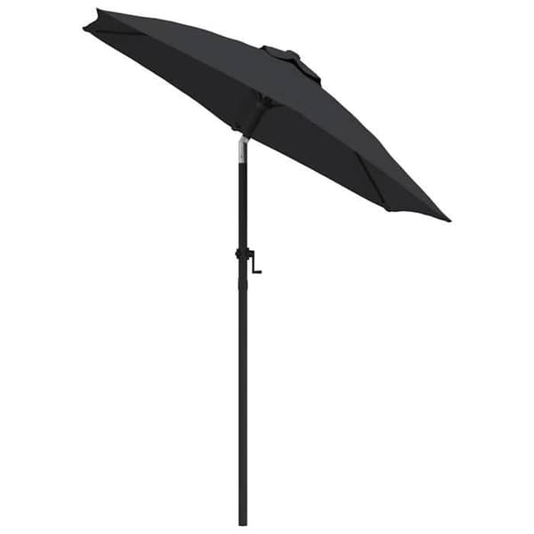 Maison Exclusive - Parasol Sort 200x224 cm Aluminium