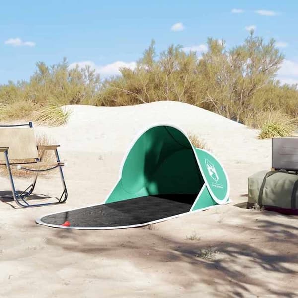 Maison Exclusive - Vandgrøn sammenklappelig vandtæt strandtelt