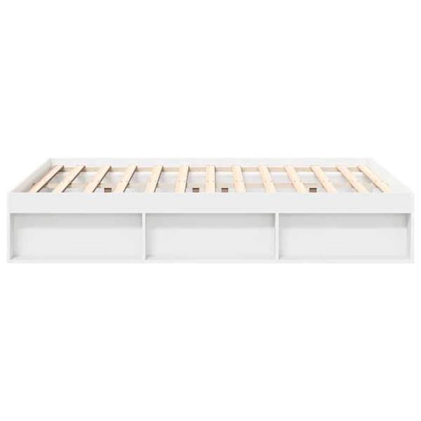 Sengestel - EKSKLUSIV HUS - 140x200 cm - Hvid - 6 rum - Lamelseng Vit