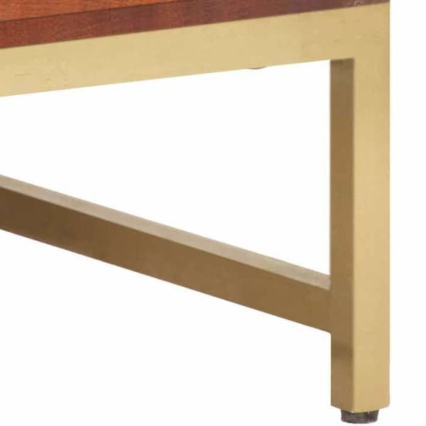 Maison Exclusive - Låg bord Brun honung 67x67x45 cm Solid akaciaträ