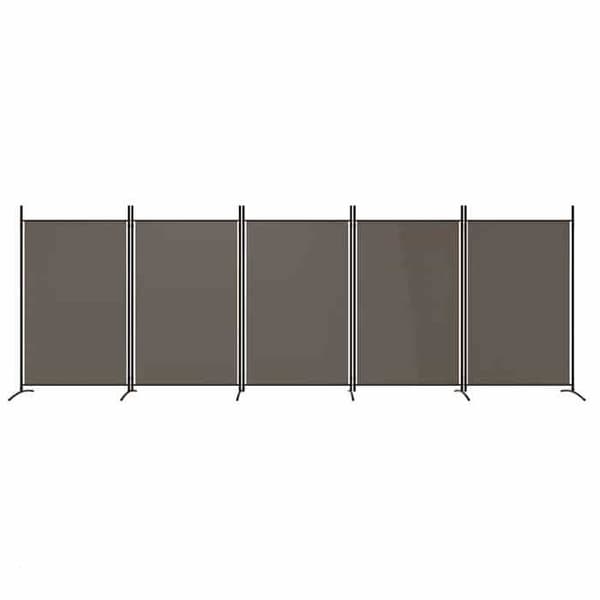 Maison Exclusive - Skillevæg 5 paneler Antracit 433x180 cm Stof