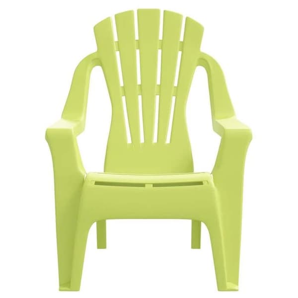 Maison Exclusive - Lasten puutarhatuolit, 2 kpl, vihreä, 37x34x44 cm, PP Grön
