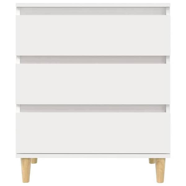 Maison Exclusive - Hvid Buffet 60x35x70 cm Ingeniørtræ