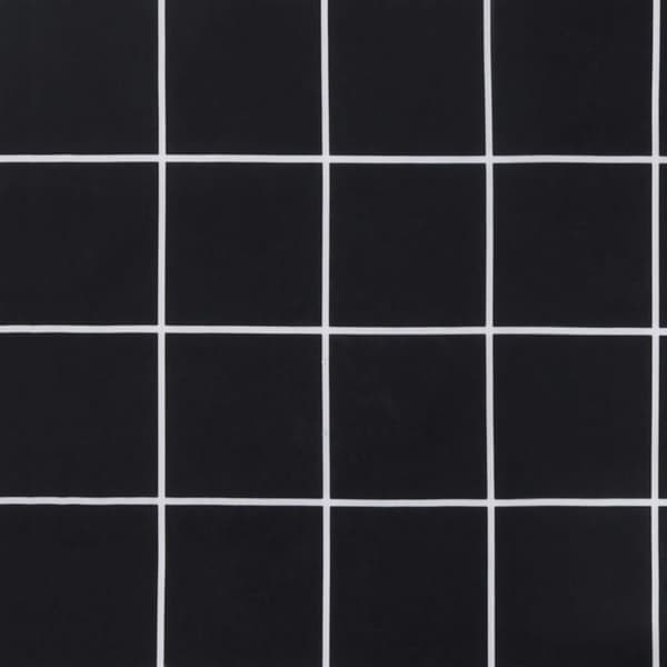 Bænkpude til have - EKSKLUSIV HUS - Fliser - Sort - 120x50x7 cm - UV-bestandig polyester Svart