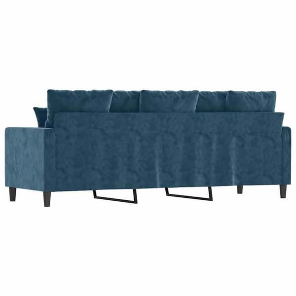 Maison Exclusive - Soffa 3-sits Blå 180 cm Sammet