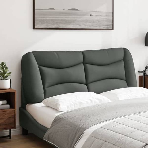 Päätytyyny - MAISON EXCLUSIVE - Hvar - Tummanharmaa - 120 cm - Polypropeenikuitutäyte mörkgrå