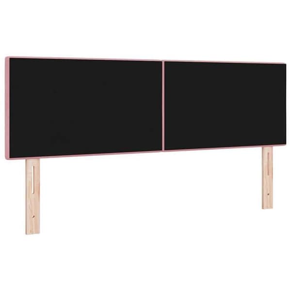 Maison Exclusive - Sänggavel Rosa 160 cm Sammet